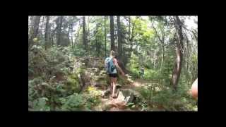 Hiking to Lake Solitude, Mount Sunapee State Park