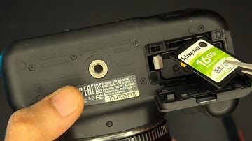 Canon DSLR Memory Card Stuck - How to Remove