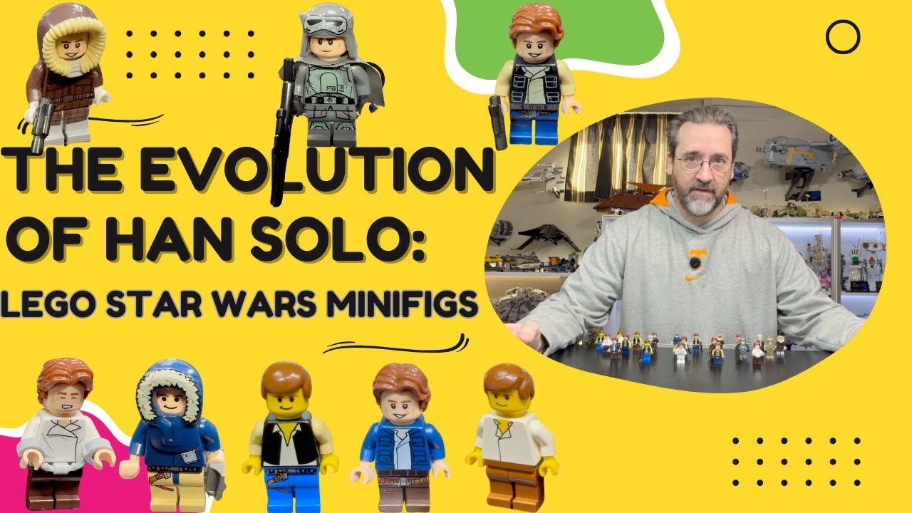 Han Solo Minifigs! Which do you think is the best? Lego Star Wars Minifig evolution 2000-2025 