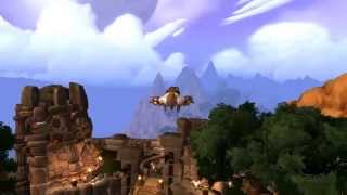 Druid flight form while transformed into an ogre.