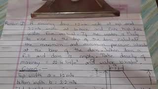 Problems on Analysis of Dams (1)