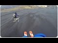 Skiing Down Side of Volcano | Shredding Magma