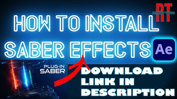 How to install Saber PLUG-IN for After Effects 2022 || Ready TUTO || #aftereffects #sabereffect