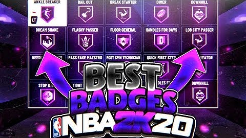 *NEW* BEST PLAYMAKING BADGES FOR ALL BUILDS IN NBA 2K20! HOW TO BREAK ANKLES CONSISTENTLY