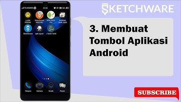 Sketchware | 3.  Membuat Tombol Aplikasi Android