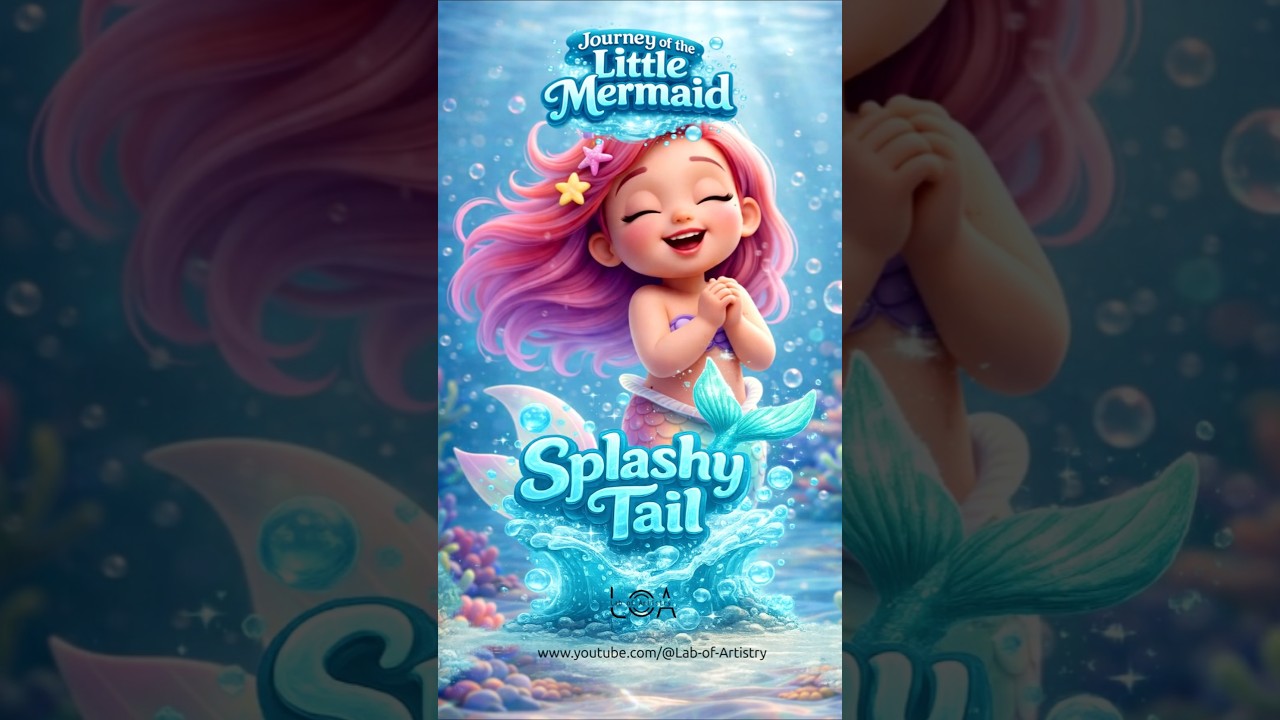 Journey of the Little Mermaid | Splashy Tail  [LOA]   #SplashyTail, #KidsSongs, #MermaidSong,