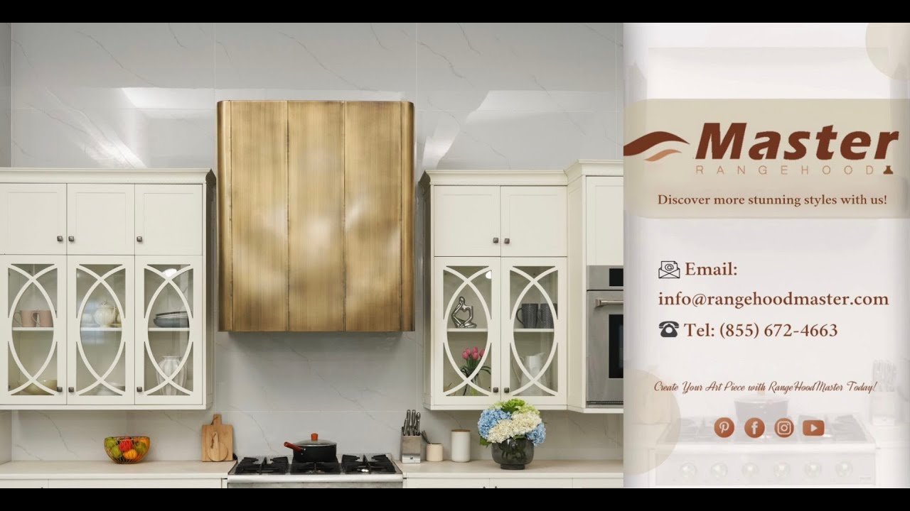 When Box Brass Range Hood Meets Bold Standing Seams | RHM New Design Arrival