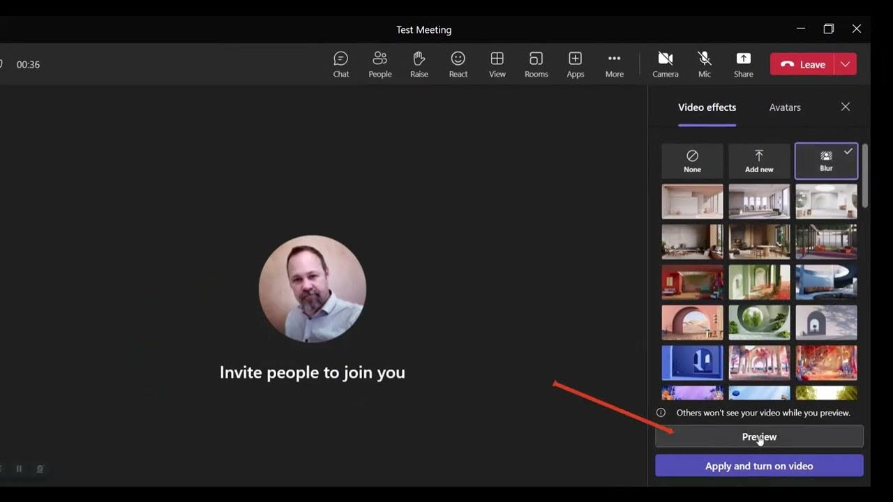 Setting Your Personal Background Image in Microsoft Teams YouTube