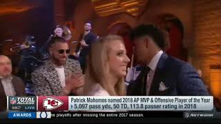 Patrick Mahomes named 2018 AP MVP & Offensive Player of the Year with 5097 yds , 50 TD