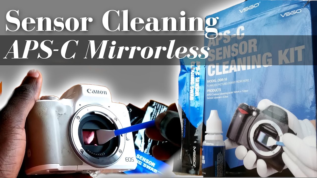 Cleaning APSC Camera Sensor Canon M50 YouTube