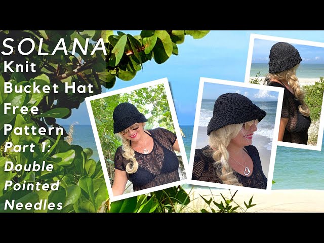 帽子 sol soonerorlaterHand-knitted Bucket Hat 帽子 solsoonerorlater hand-knitted bubkethat 帽子 sol