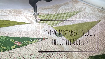 Fixing Longarm Quilting Mistakes || VLOG 2