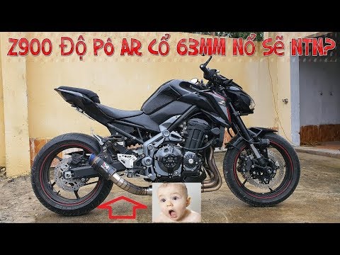 Video Z900 Độ Pô AR Cổ 63mm Âm Siêu Lực , Đỉnh Cao Của Âm... - youtube