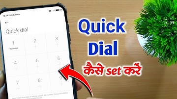Quick dial setting | Speed dial kaise set karen | How to set quick dial on android | Speed dial