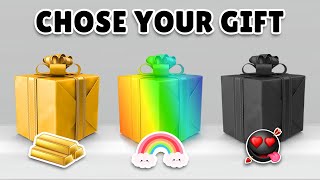 Choose Your Gift! 🎁 Rainbow, Gold or Black 🌈⭐️🖤  | Fafa Quiz