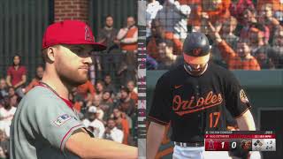 Angels at Orioles Opening Day MLB The Show 24 #MLB #gaming #highlights #baseball #like #subscribe