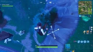 How to jump from max height and live using a impulse grenade in Fortnite