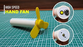 How To Make A Rechargeable Hand Fan Easily At Home