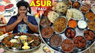 ASUR THALI 🔥 | Biggest Non-Veg Thali in Mumbai | Foodie Prabu |