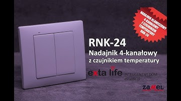 RNK-24 Nadajnik 2-klawiszowy (4-kanałowy) exta life Zamel