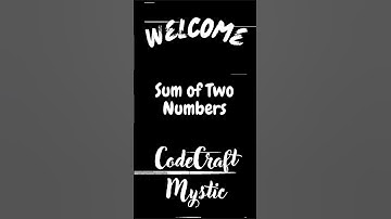 Sum of Two Numbers | C Programming Exercise