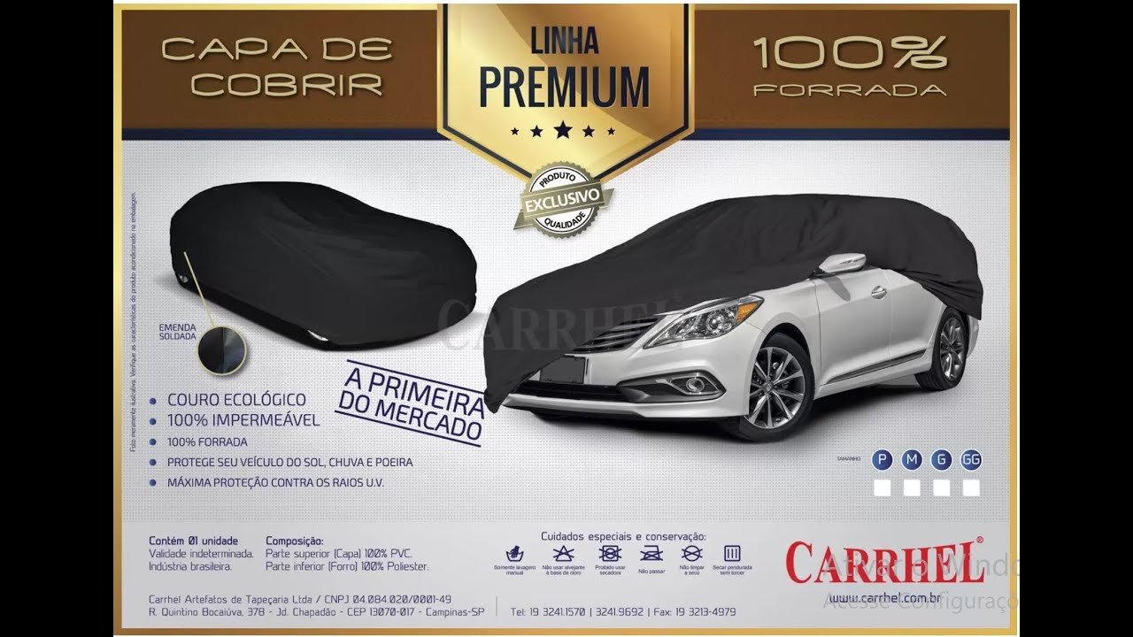 Capa Automotiva Premium 100% Impermeável Carrhel - Vale a pena?