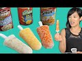 Clam Chowder | Mac & Cheese | SpaghettiOs© POPSICLES - canned food frozen pops TASTE TEST