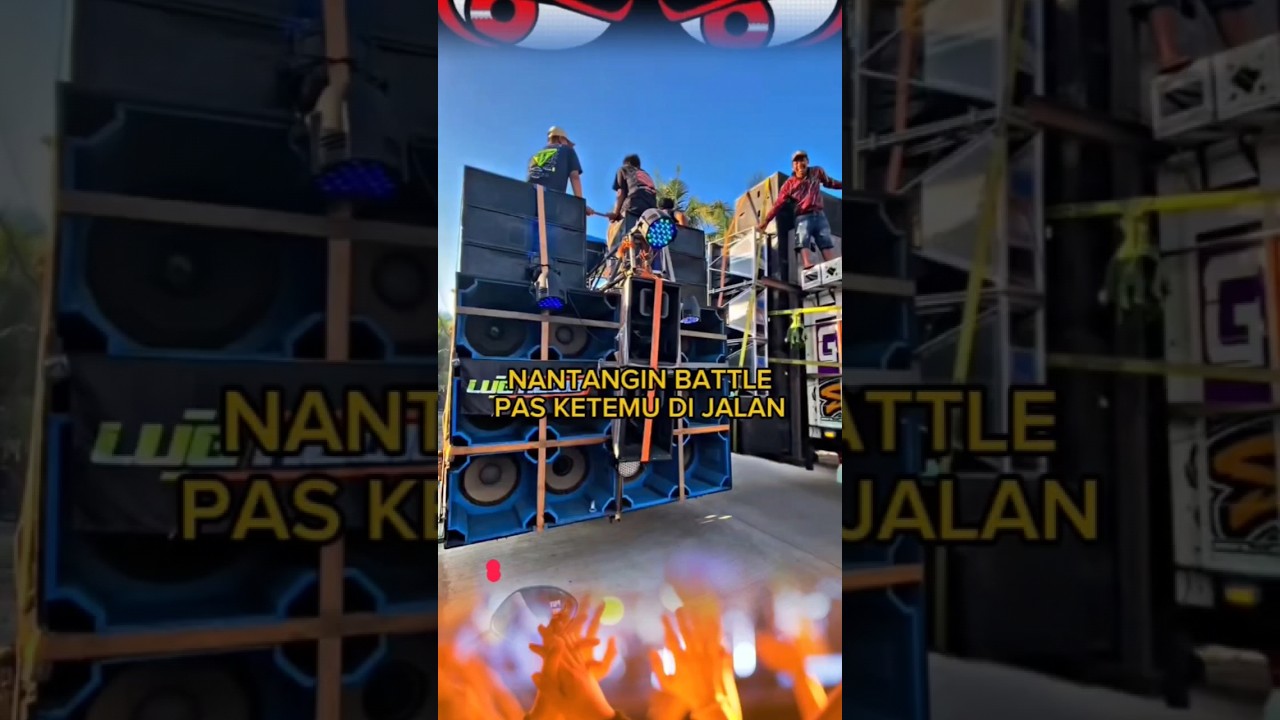 Tantangan Battle Sound Horeg Langsung Ketemu di Jalan‼️