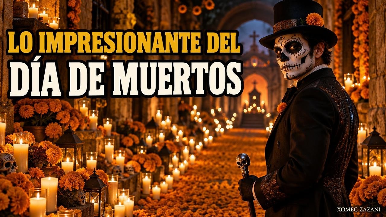 El Día de Muertos que asombra al mundo: altar, pan, calaveritas y la Catrina 💀🌼