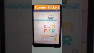 ☀️ Summer Stickers | ✨ Digital Stickers | ✨ Digital Planner