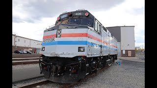 Amtrak Phase 3 Heritage Unit #406 On Amtrak Lake Shore Limited 448! 8.18.17