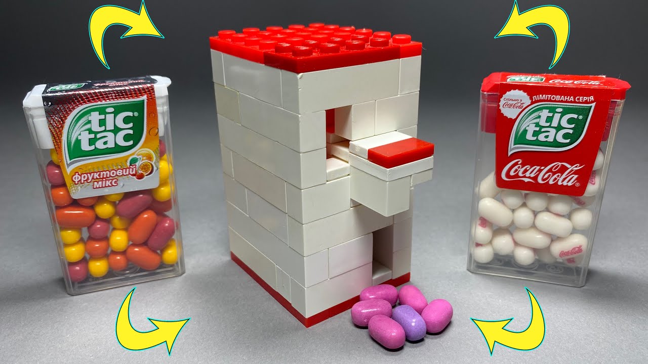 How to Build a Lego Tic Tac Candy Machine YouTube