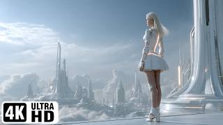 Calm Your Stress Beautiful Humanoid Androids Girls Year 9079 Sci-Fi Future 4K Part 53