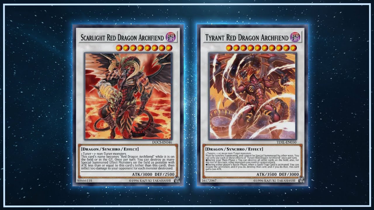 Unreleased] Scarlight Red Dragon Archfiend Tyrant Dragon Archfiend Yu-Gi-Oh! Duel Links - YouTube