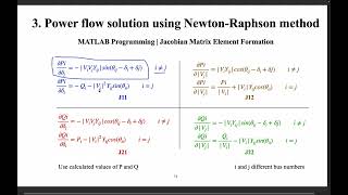Power Flow Solution using Newton Raphson method | Matlab Code | (বাংলা)