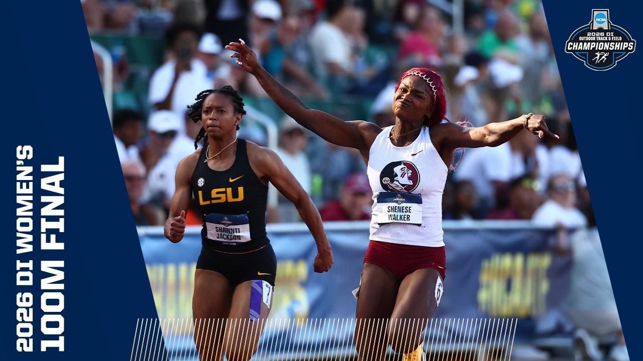 Women's 100m final - 2026 NCAA outdoor track and field championships