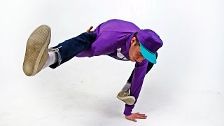 Танцуем break dance, top rock. Преподаватель b-boy Sharon