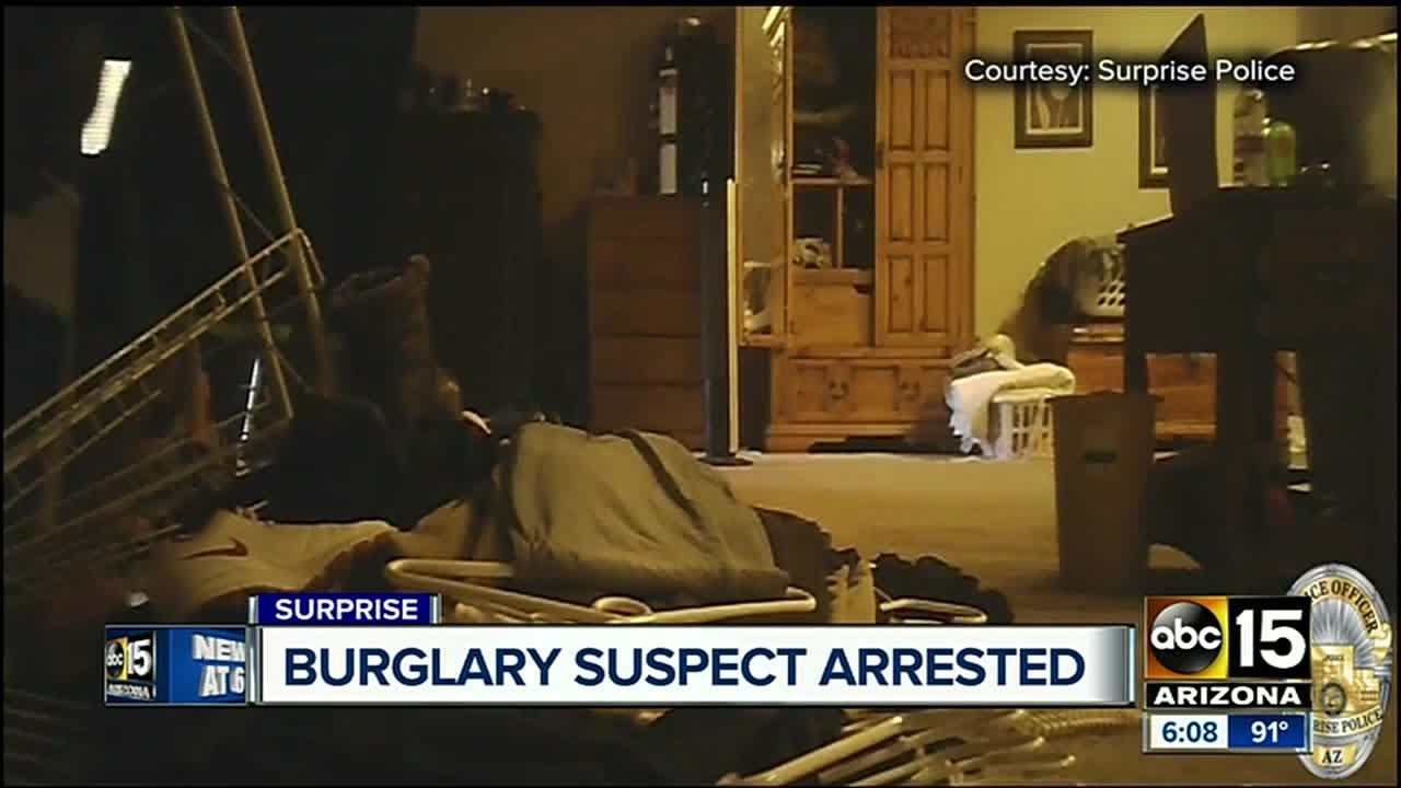 Man arrested for multiple burglaries in Surprise - YouTube