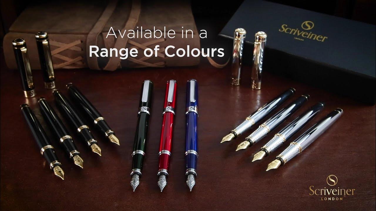 Scriveiner London Fountain Pen Classic range YouTube