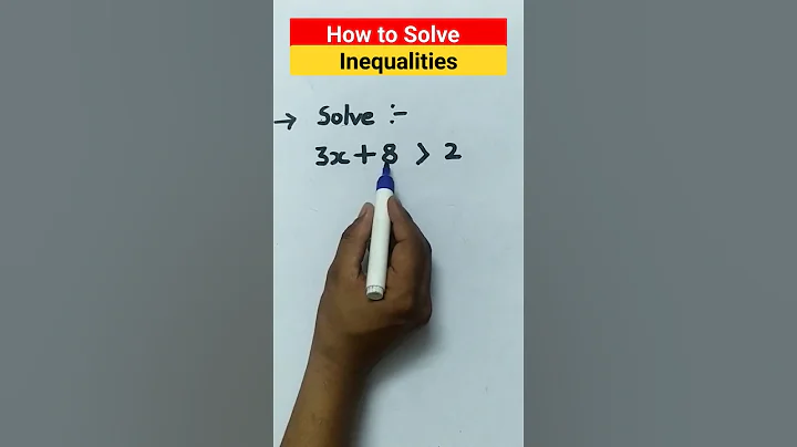 How to Solve inequalities ? #maths #class11th #inequality #shorts #ytshorts
