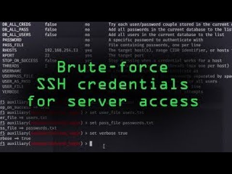 How Hackers Could Brute-Force SSH Credentials to Gain Access to Servers