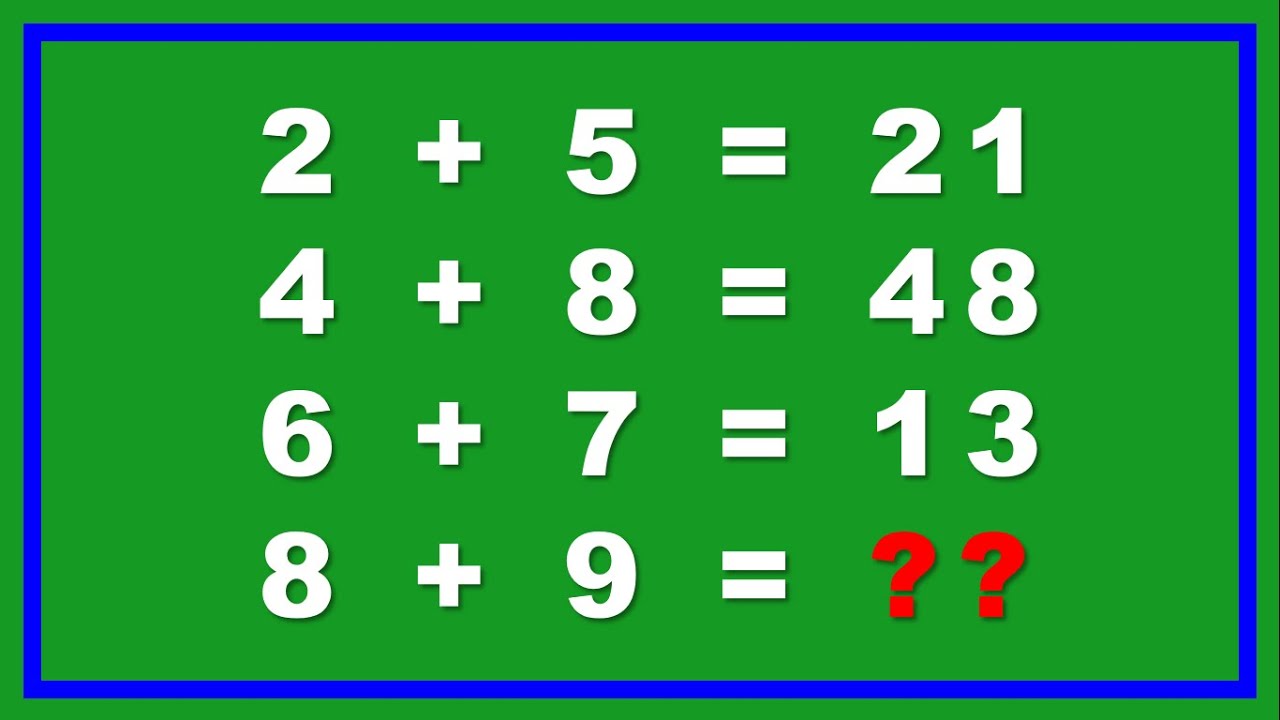 simple math quiz questions with answers