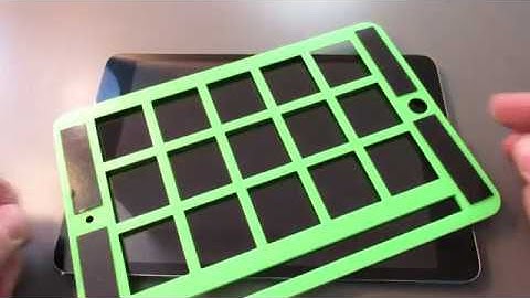 mounting your keyguard with suction tape