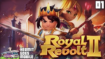 Hermit Goes Mobile - ROYAL REVOLT 2 Part 1!!! iOS Android 1080p HD walkthrough