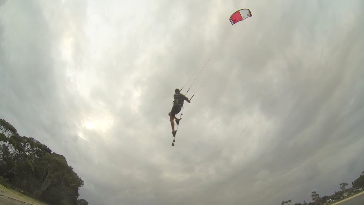 Kitesurfing Lake Cathie - Brett & Glenn - 19 Jan 2015