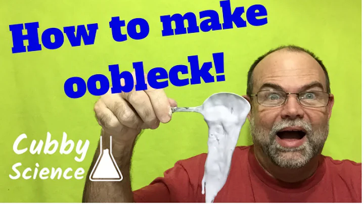 How to make oobleck as a science activity for kids!