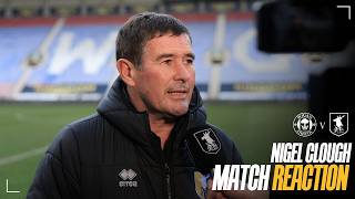 Nigel Clough post-match interview 🗣️ | Wigan 2-1 Stags