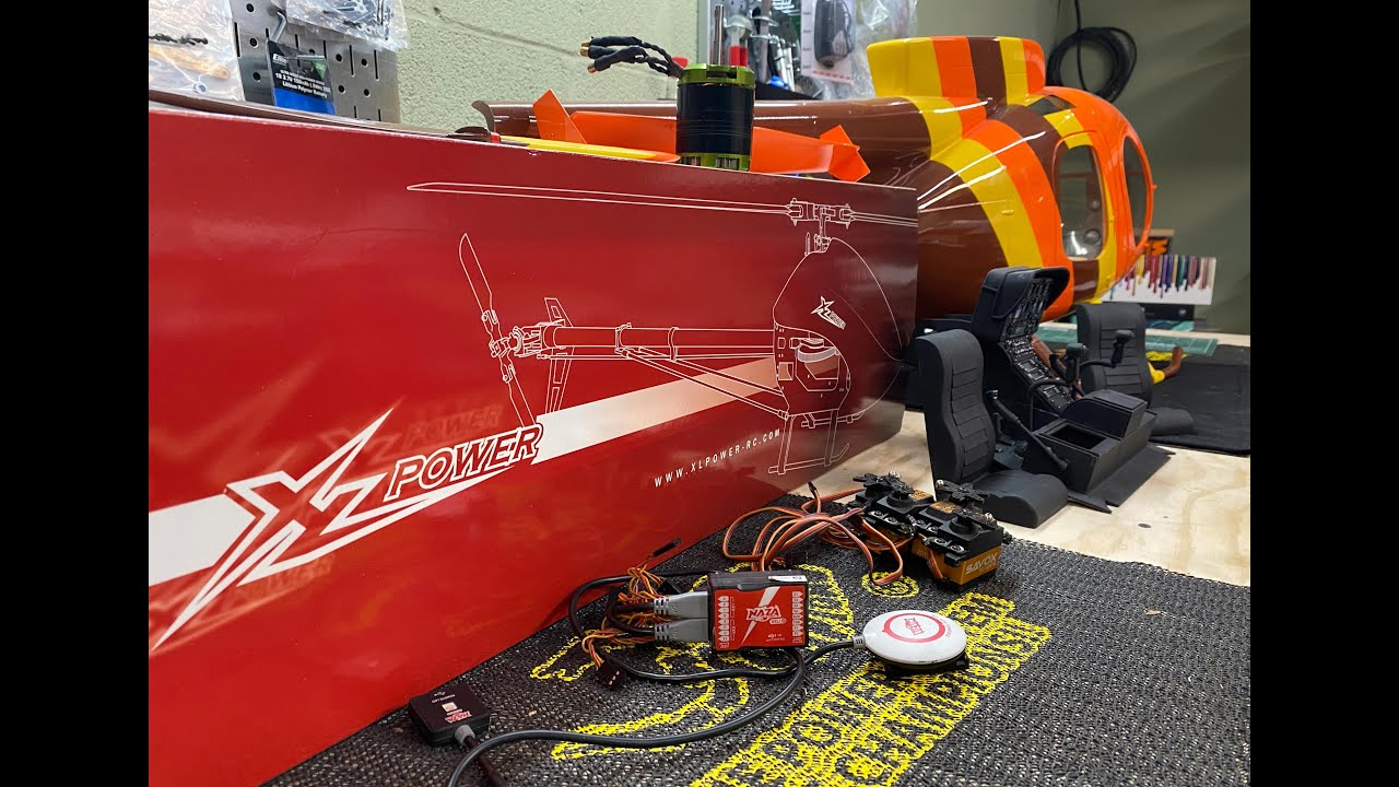 RC Helicopter Scale Build XL Power 550 MD500 Build Part 1 YouTube