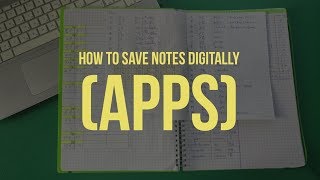 How to save notes (paper) using your phone (Android) / Digital Notes / CR