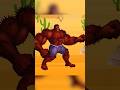 Red Hulk Is Enraged By His Defeat At Hands of Female Warrior,Transformation Animation